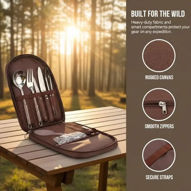Ensemble de sacs de rangement  - Camping Cooking Utensil Bag avis et prix