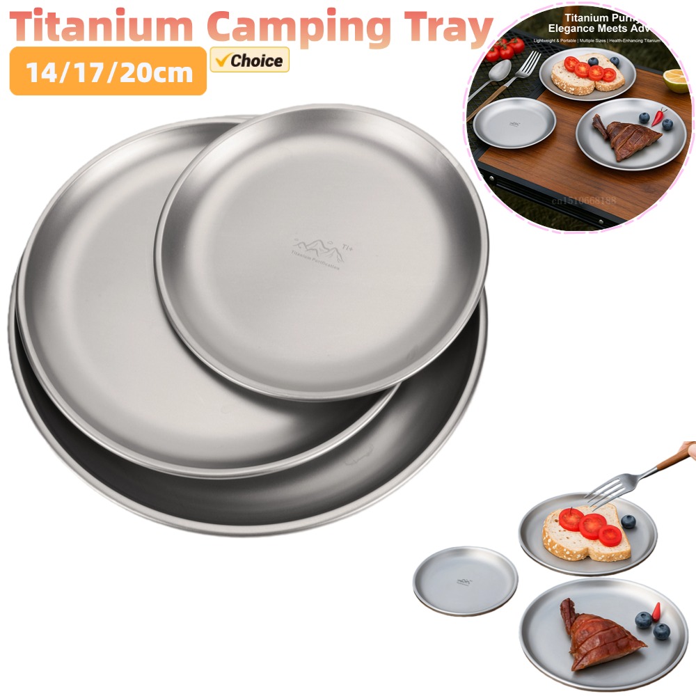 Assiette de Camping en titane  - Camping Cooking Set Stainless Steel avis et prix