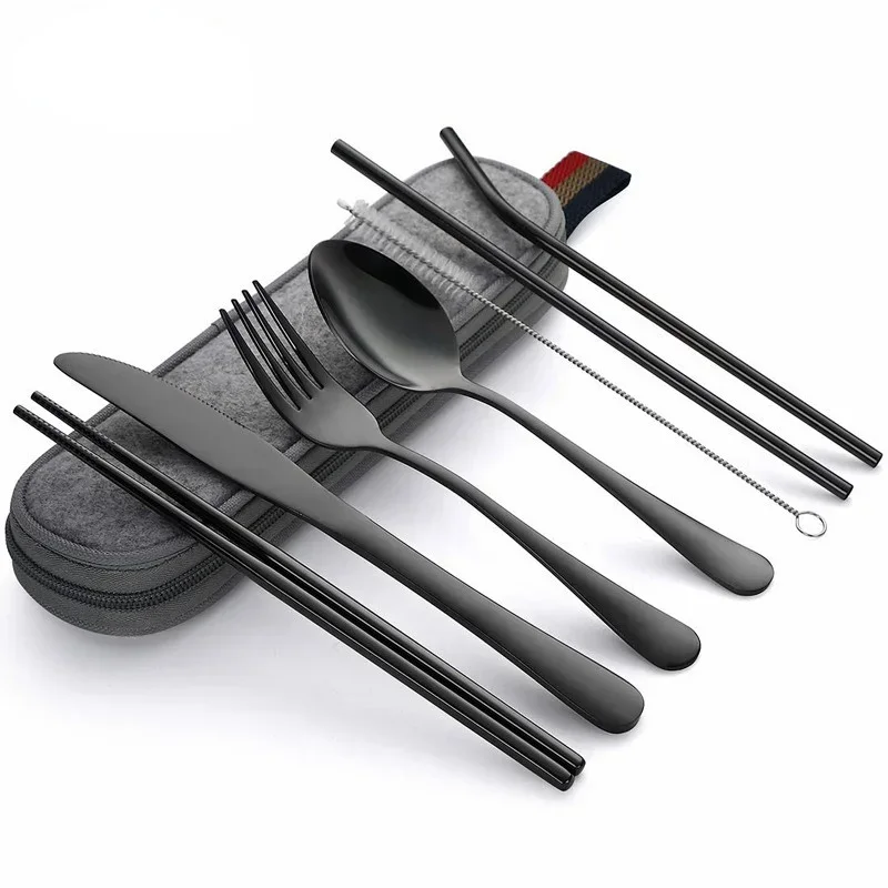 Couverts de voyage réutilisabl - Camping Cooking Knife Set avis et prix