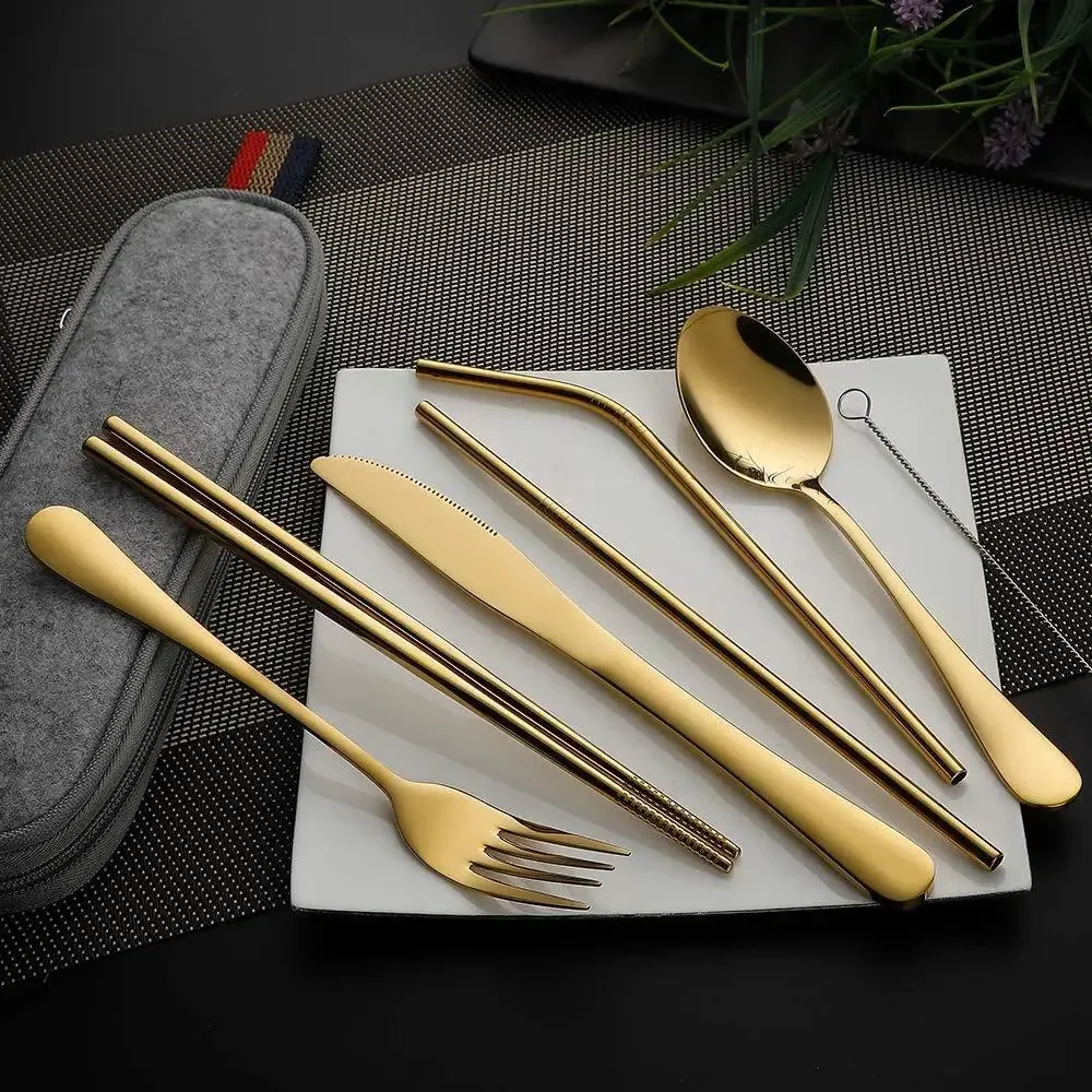 Couverts de voyage réutilisabl - Camping Cooking Knife Set avis et prix