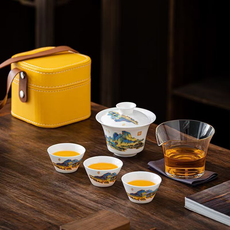 Service à thé en porcelaine bl - Camping Cooking Can avis et prix