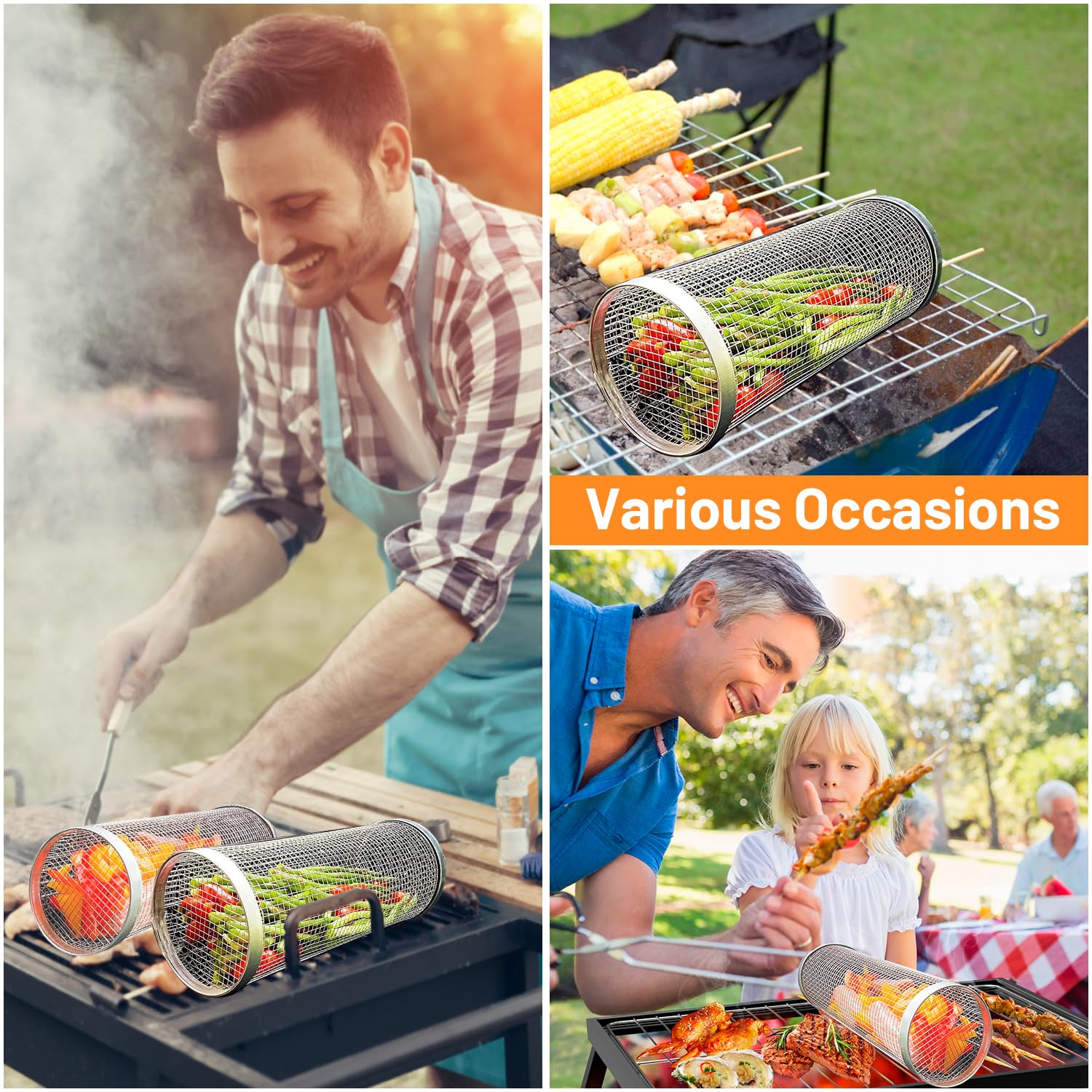 Paniers à grillades roulants p - Camping Cooking Youtube avis et prix