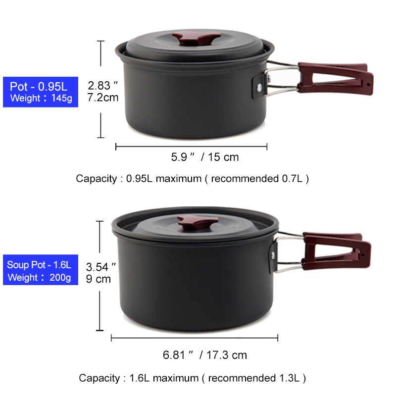 Widesea – ensemble d'ustensile - Camping Cooking All In One avis et prix