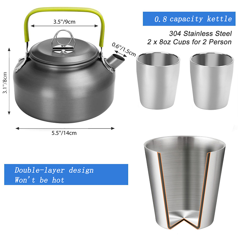 1 Ensemble de cuisine de campi - Camping Cooking Knife Set avis et prix