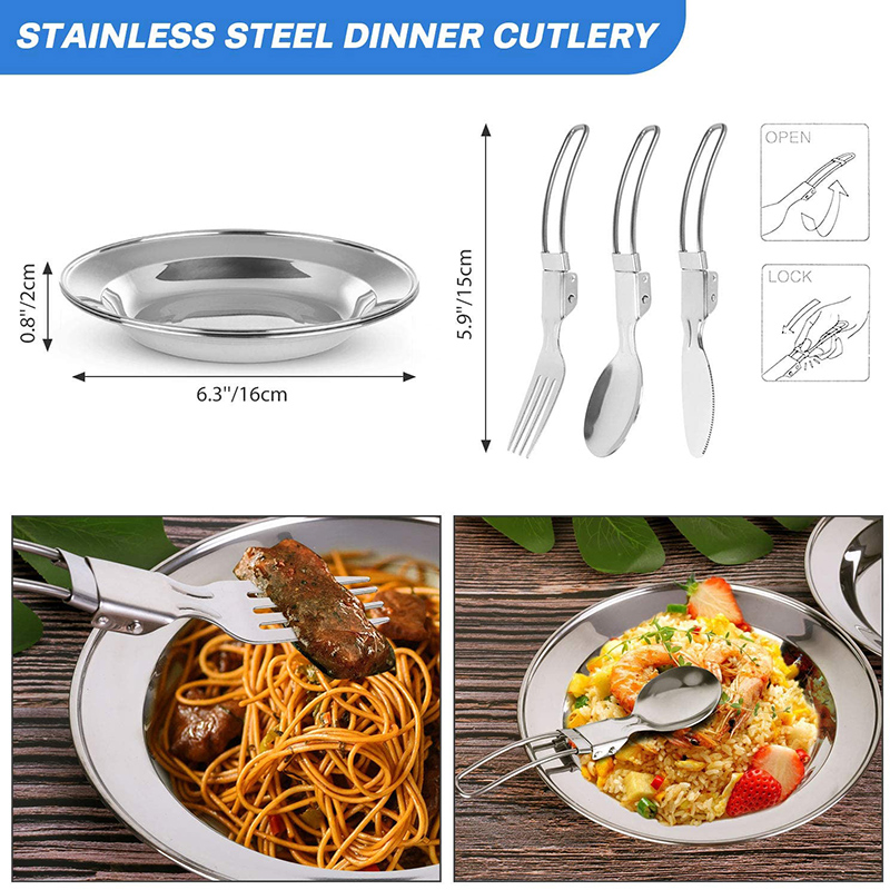 1 Ensemble de cuisine de campi - Camping Cooking Knife Set avis et prix