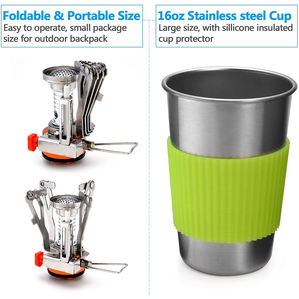 Kit d'ustensiles de cuisine de - Camping Cooking Utensil Bag avis et prix
