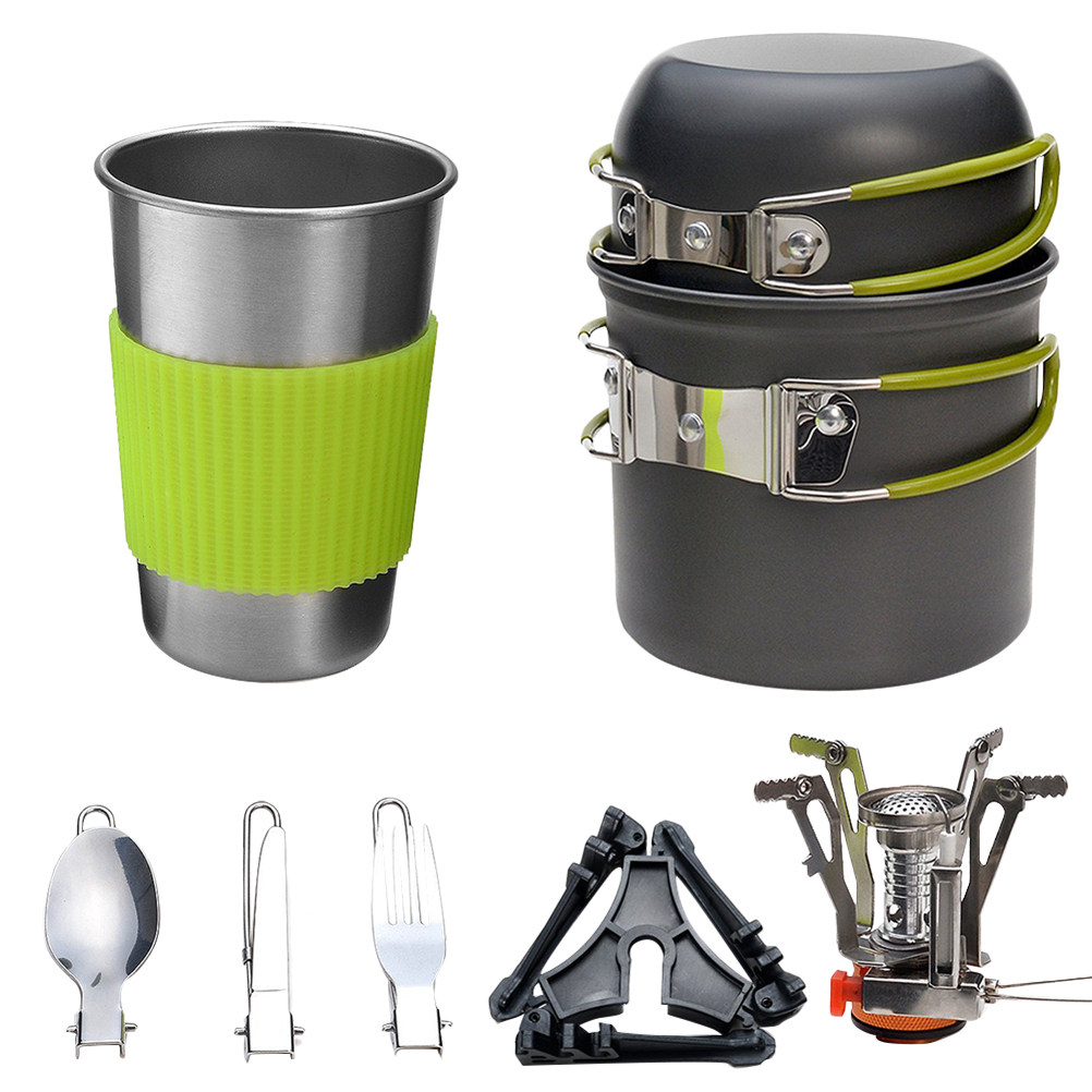 Ensemble de cuisine de camping - Camping Cooking Set Lightweight avis et prix