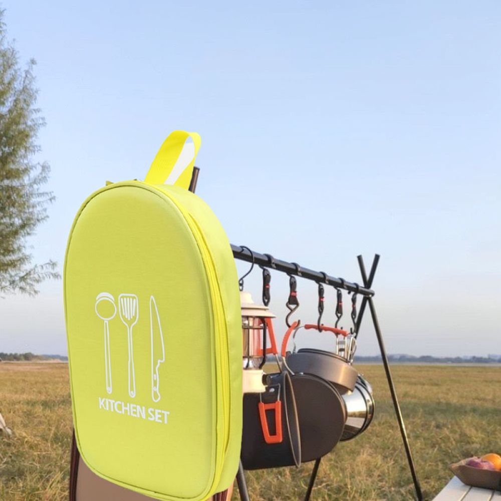 Sac en toile cirée enroulable, - Camping Cooking Utensil Bag avis et prix