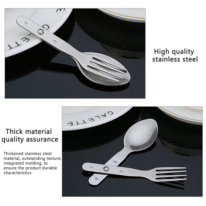 Ensemble de couverts cuillère  - Camping Cooking Set Stainless Steel avis et prix